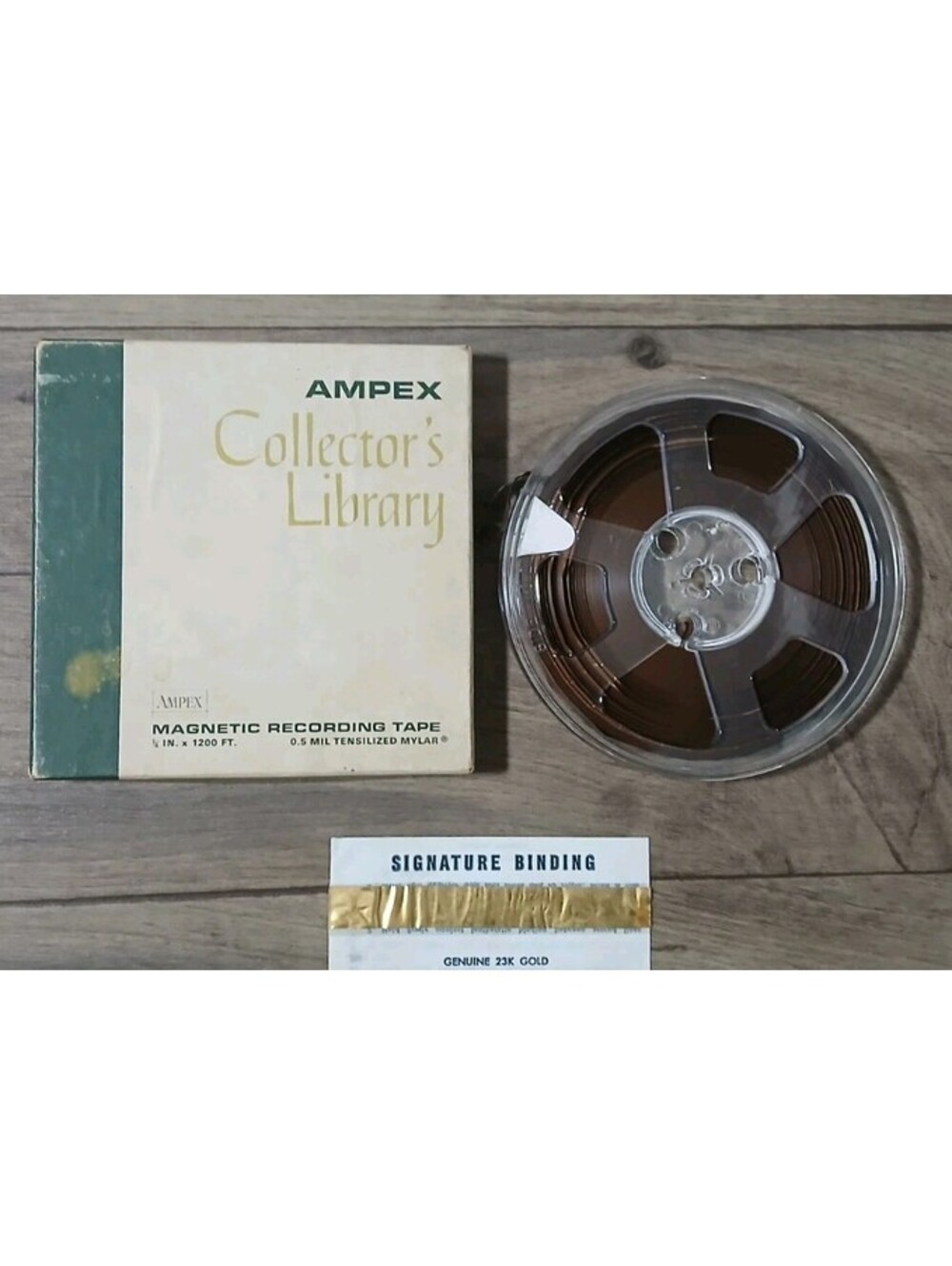 Ampex Magnetic Recording Tape Collector's Library - 1/4 in x 1200 ft 0.5 mil